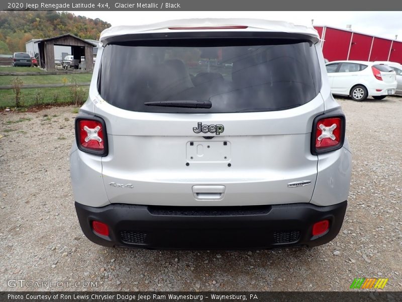 Glacier Metallic / Black 2020 Jeep Renegade Latitude 4x4