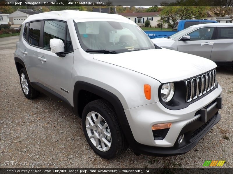 Glacier Metallic / Black 2020 Jeep Renegade Latitude 4x4