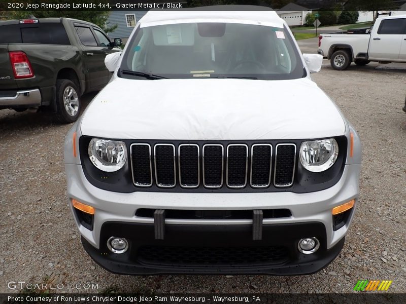 Glacier Metallic / Black 2020 Jeep Renegade Latitude 4x4