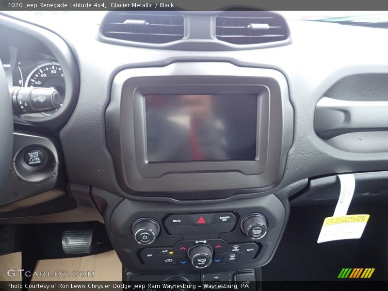Glacier Metallic / Black 2020 Jeep Renegade Latitude 4x4