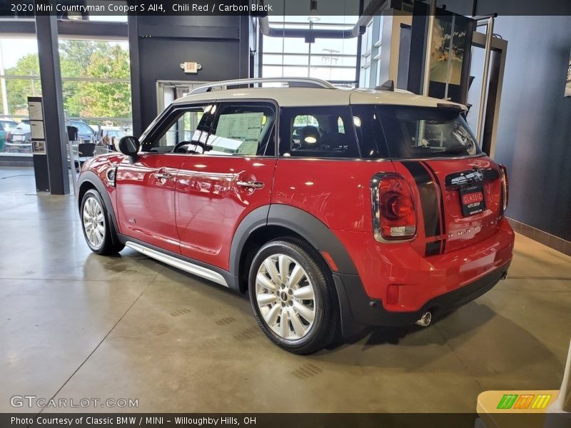 Chili Red / Carbon Black 2020 Mini Countryman Cooper S All4