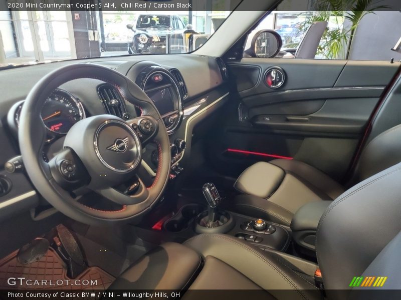 Chili Red / Carbon Black 2020 Mini Countryman Cooper S All4
