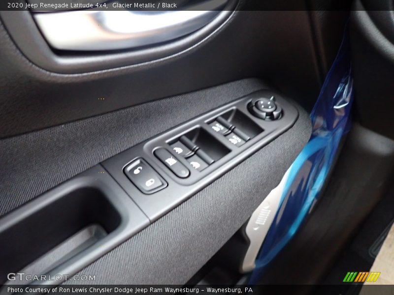 Glacier Metallic / Black 2020 Jeep Renegade Latitude 4x4