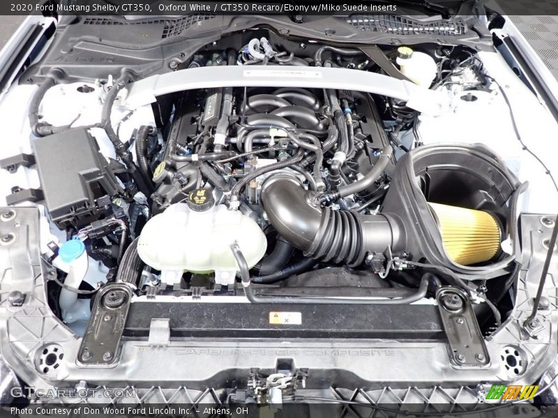  2020 Mustang Shelby GT350 Engine - 5.2 Liter DOHC 32-Valve Ti-VCT Flat Plane Crank V8