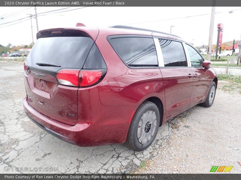Velvet Red Pearl / Black 2020 Chrysler Pacifica Launch Edition AWD