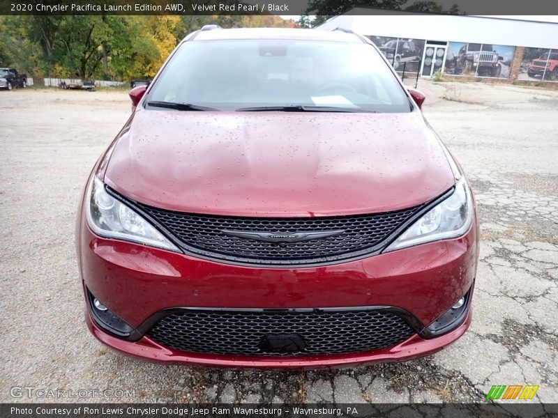Velvet Red Pearl / Black 2020 Chrysler Pacifica Launch Edition AWD