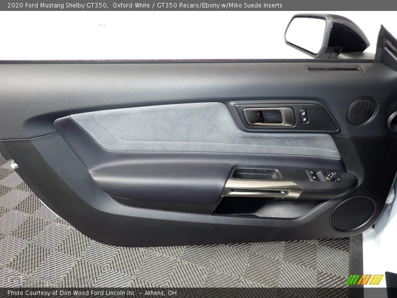 Door Panel of 2020 Mustang Shelby GT350