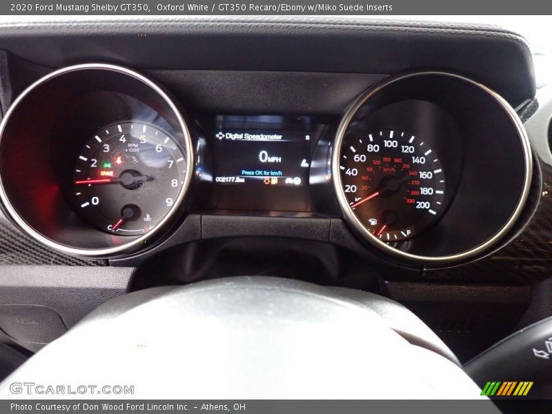  2020 Mustang Shelby GT350 Shelby GT350 Gauges