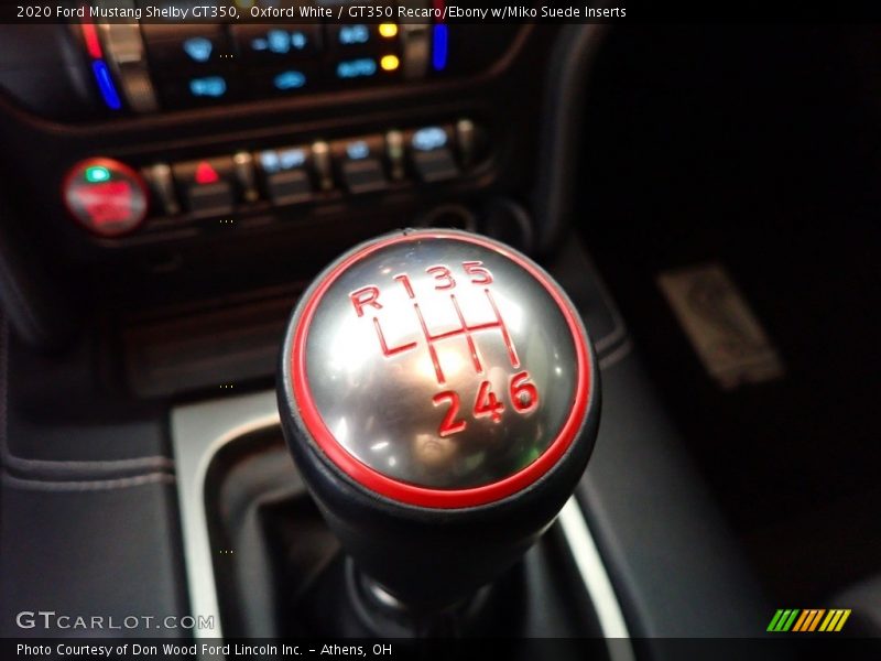  2020 Mustang Shelby GT350 6 Speed Manual Shifter