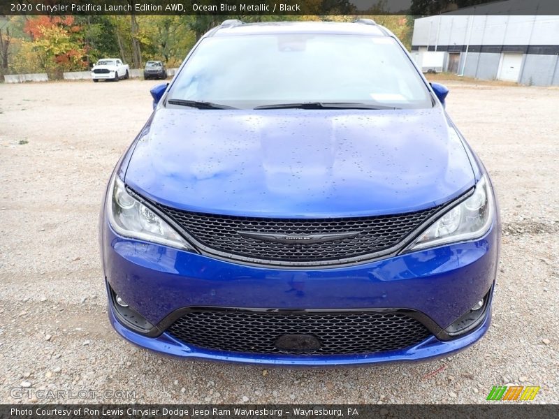 Ocean Blue Metallic / Black 2020 Chrysler Pacifica Launch Edition AWD