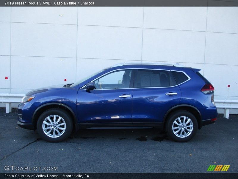 Caspian Blue / Charcoal 2019 Nissan Rogue S AWD