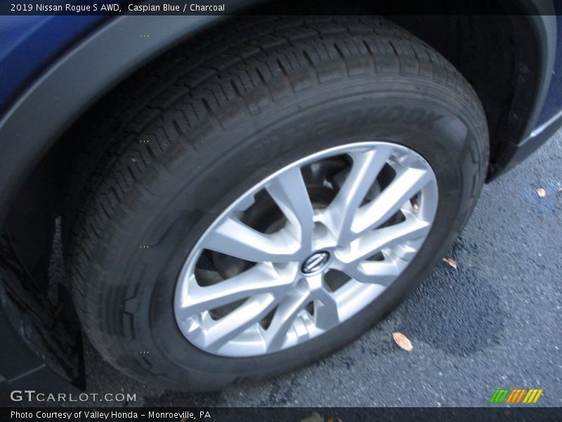 Caspian Blue / Charcoal 2019 Nissan Rogue S AWD
