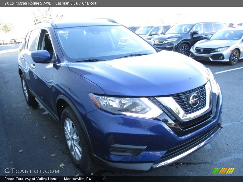 Caspian Blue / Charcoal 2019 Nissan Rogue S AWD