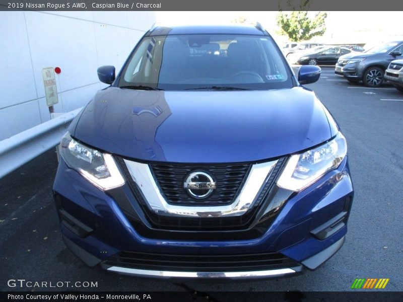 Caspian Blue / Charcoal 2019 Nissan Rogue S AWD