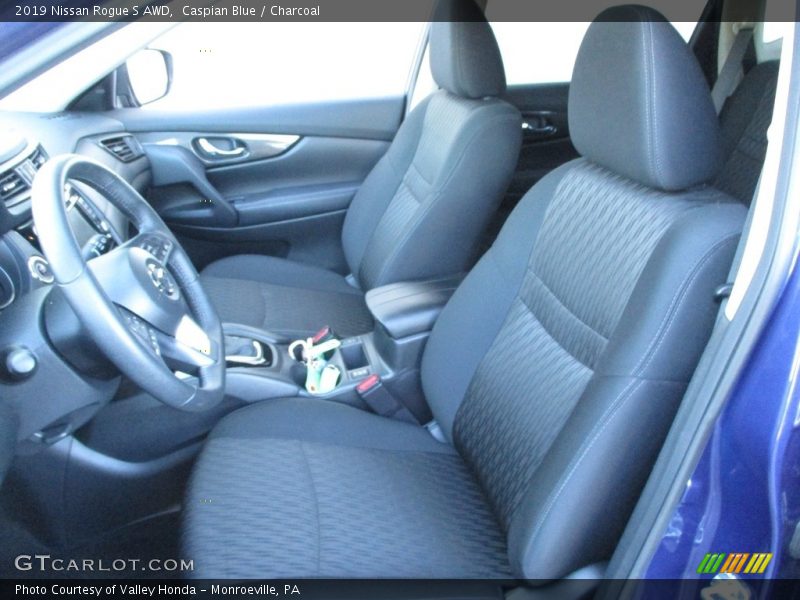 Caspian Blue / Charcoal 2019 Nissan Rogue S AWD