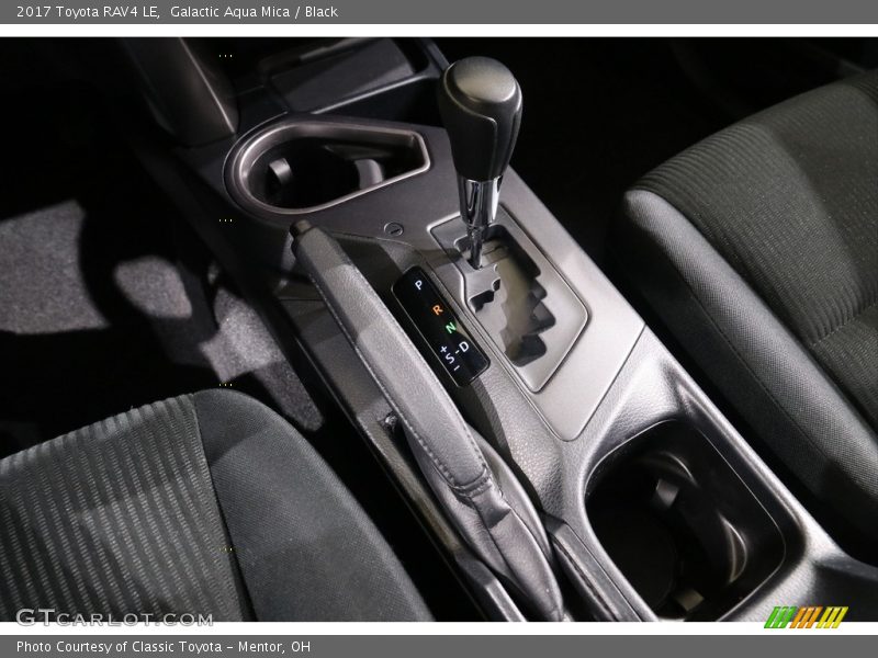 Galactic Aqua Mica / Black 2017 Toyota RAV4 LE