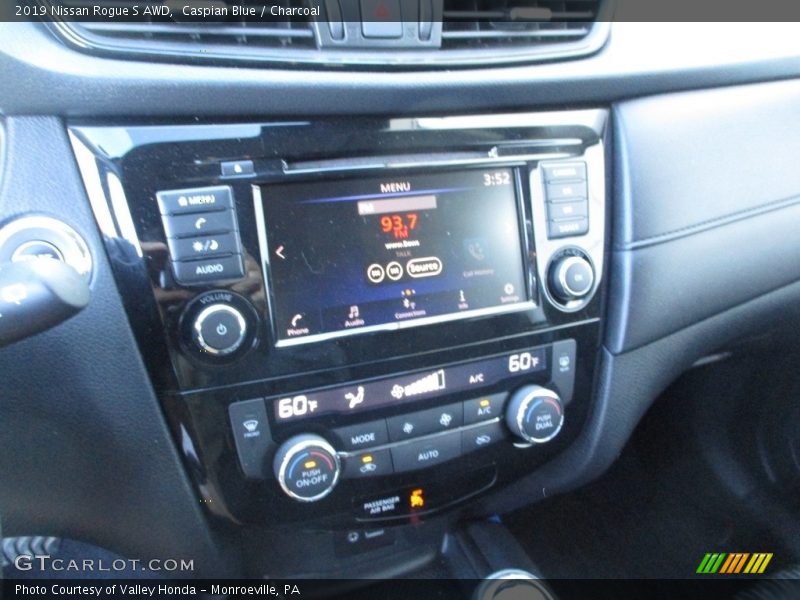 Caspian Blue / Charcoal 2019 Nissan Rogue S AWD