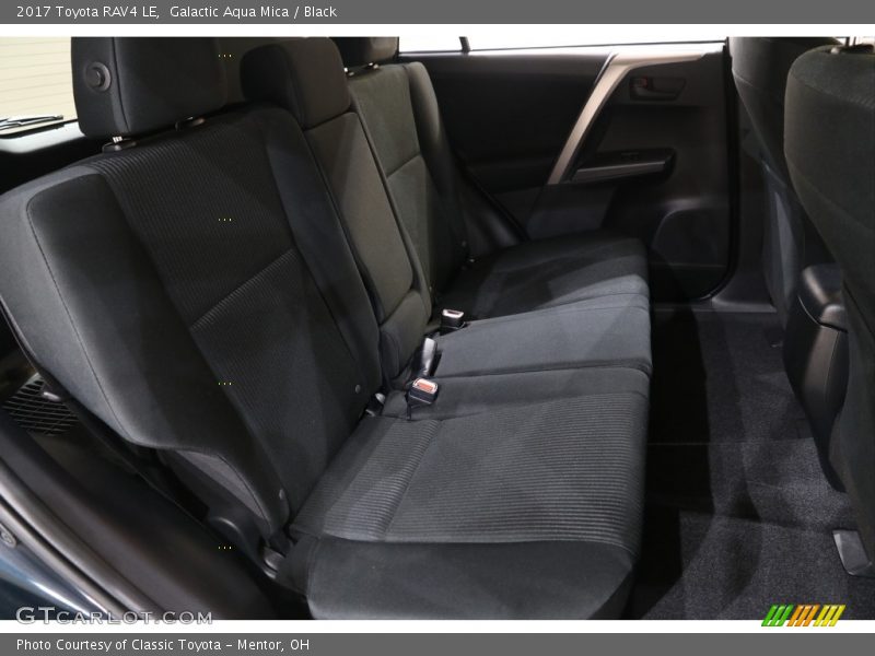 Galactic Aqua Mica / Black 2017 Toyota RAV4 LE