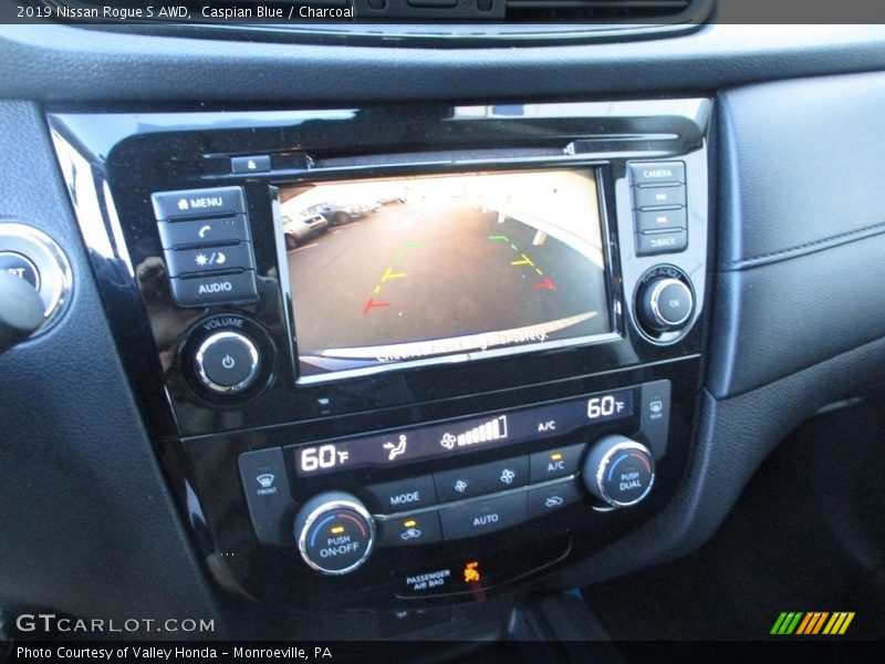 Caspian Blue / Charcoal 2019 Nissan Rogue S AWD