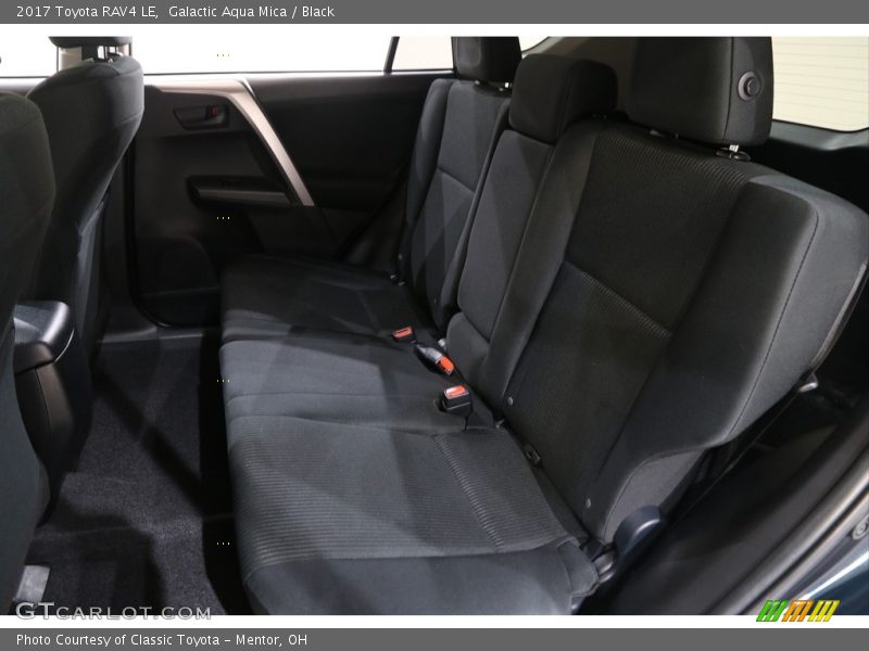 Galactic Aqua Mica / Black 2017 Toyota RAV4 LE