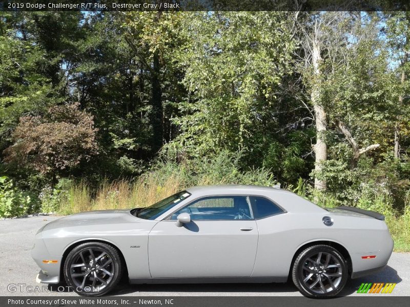 Destroyer Gray / Black 2019 Dodge Challenger R/T Plus