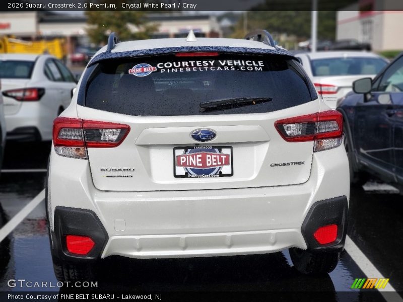 Crystal White Pearl / Gray 2020 Subaru Crosstrek 2.0 Premium