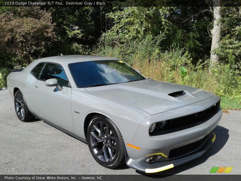 Destroyer Gray / Black 2019 Dodge Challenger R/T Plus