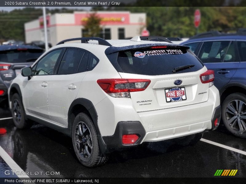 Crystal White Pearl / Gray 2020 Subaru Crosstrek 2.0 Premium