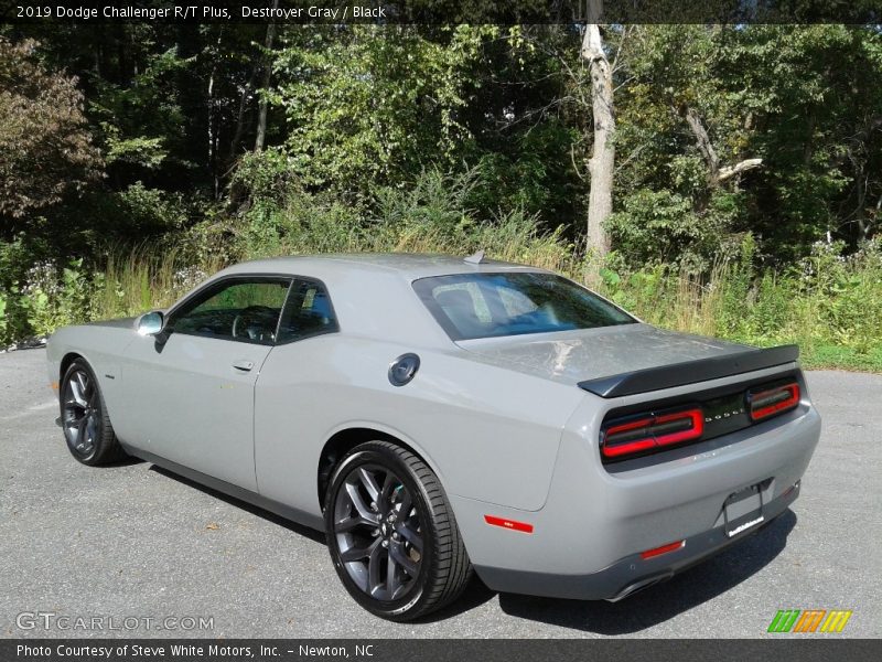 Destroyer Gray / Black 2019 Dodge Challenger R/T Plus