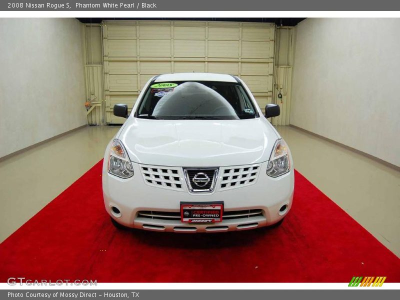 Phantom White Pearl / Black 2008 Nissan Rogue S
