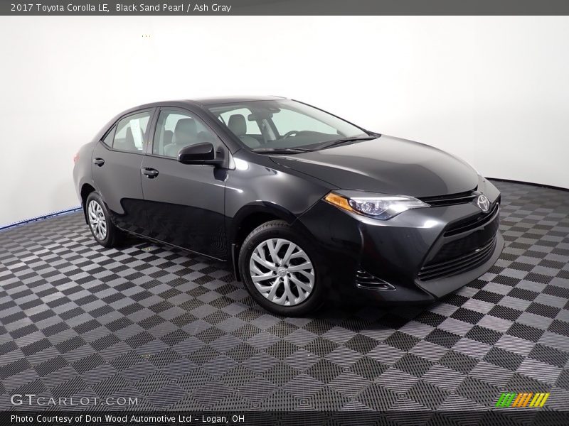 Black Sand Pearl / Ash Gray 2017 Toyota Corolla LE