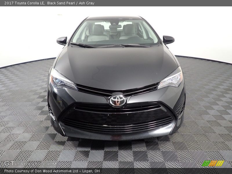 Black Sand Pearl / Ash Gray 2017 Toyota Corolla LE