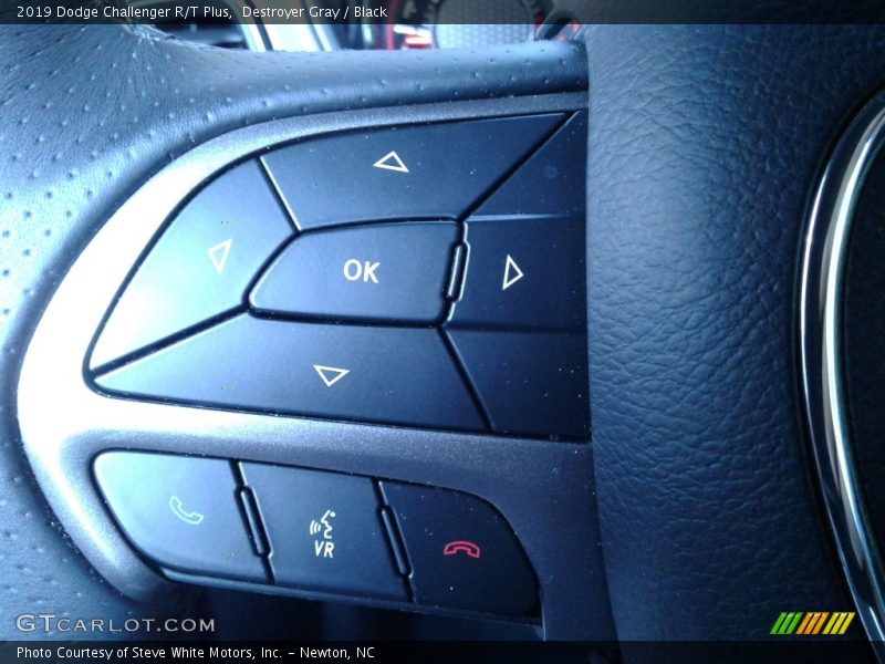 Destroyer Gray / Black 2019 Dodge Challenger R/T Plus
