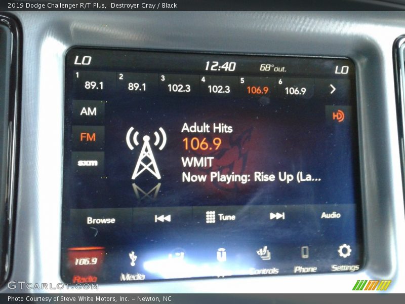 Destroyer Gray / Black 2019 Dodge Challenger R/T Plus