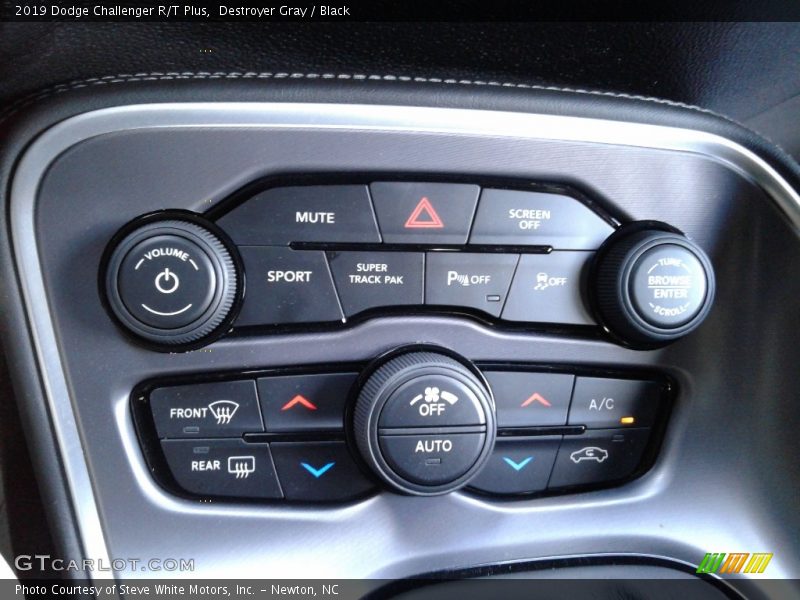 Destroyer Gray / Black 2019 Dodge Challenger R/T Plus