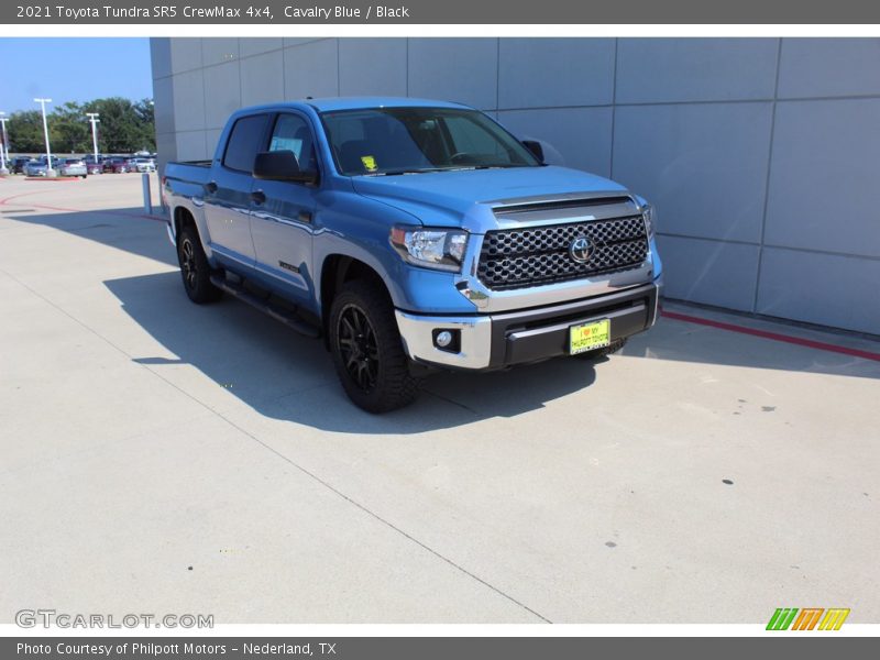 Cavalry Blue / Black 2021 Toyota Tundra SR5 CrewMax 4x4