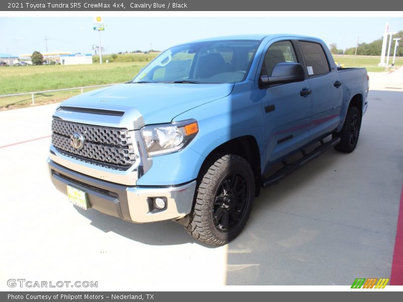 Cavalry Blue / Black 2021 Toyota Tundra SR5 CrewMax 4x4