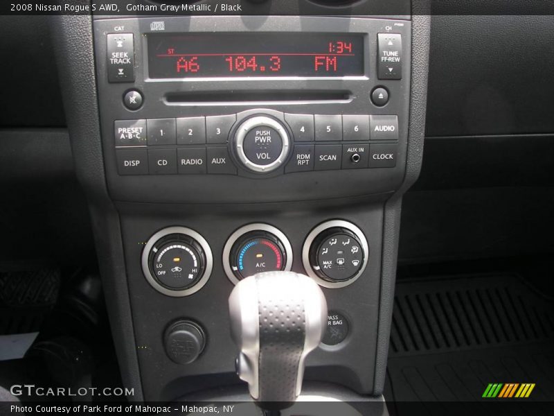 Gotham Gray Metallic / Black 2008 Nissan Rogue S AWD