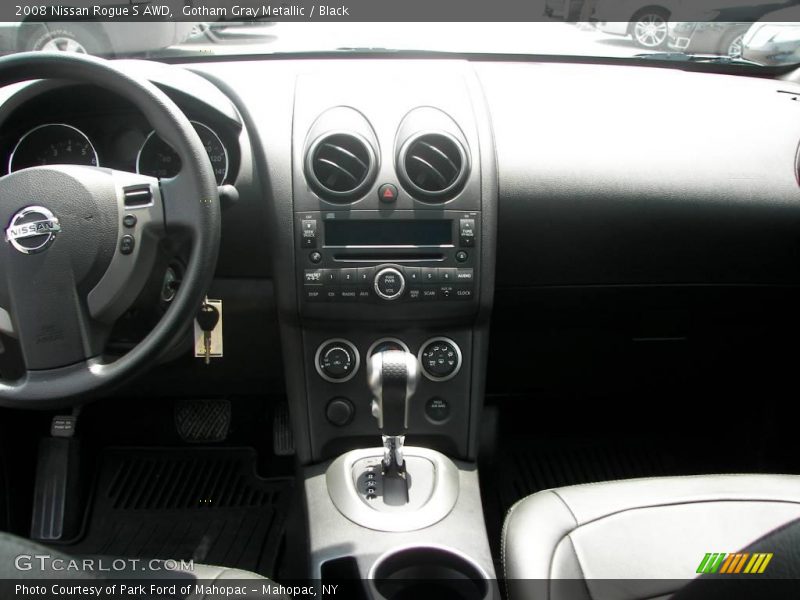 Gotham Gray Metallic / Black 2008 Nissan Rogue S AWD