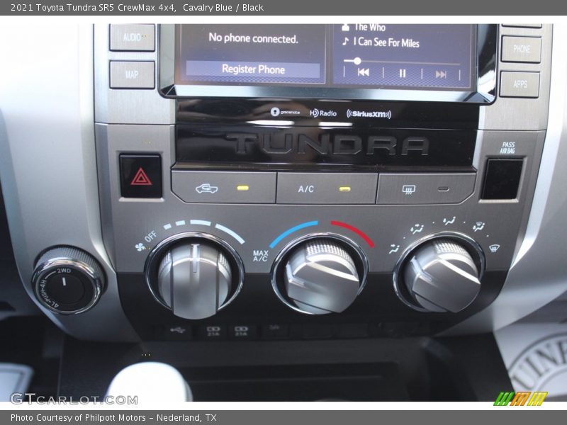 Cavalry Blue / Black 2021 Toyota Tundra SR5 CrewMax 4x4