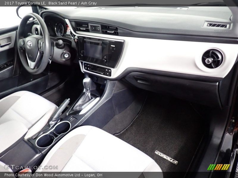 Black Sand Pearl / Ash Gray 2017 Toyota Corolla LE