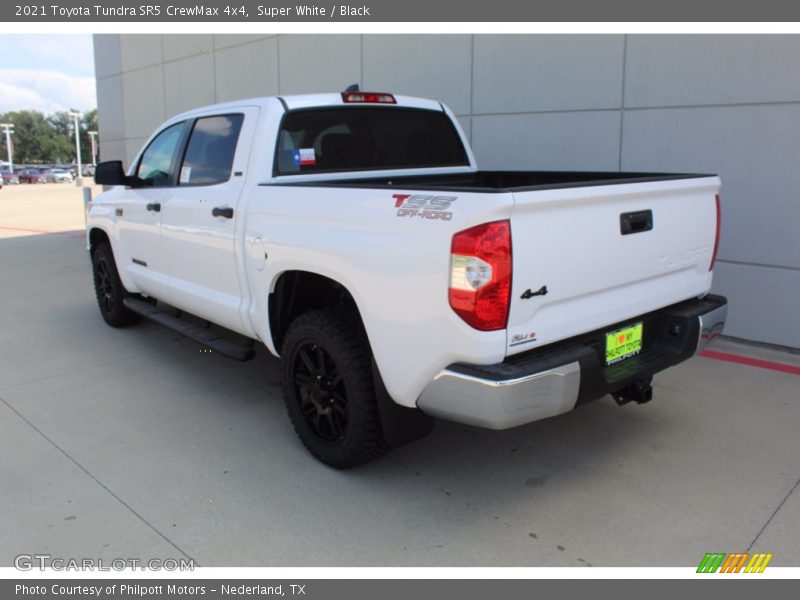 Super White / Black 2021 Toyota Tundra SR5 CrewMax 4x4