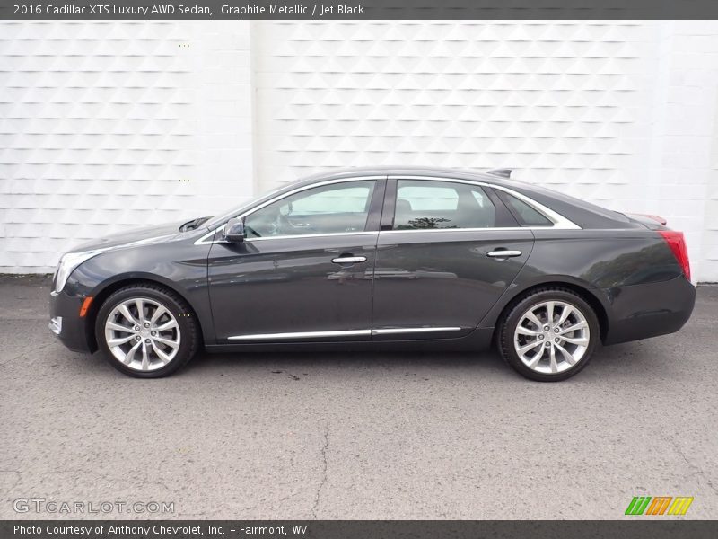 Graphite Metallic / Jet Black 2016 Cadillac XTS Luxury AWD Sedan