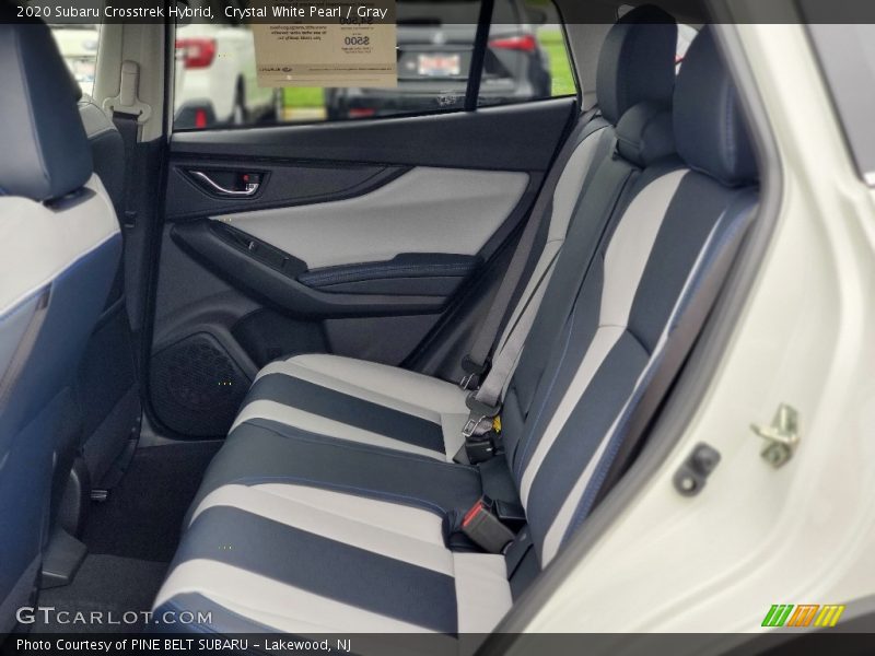 Crystal White Pearl / Gray 2020 Subaru Crosstrek Hybrid