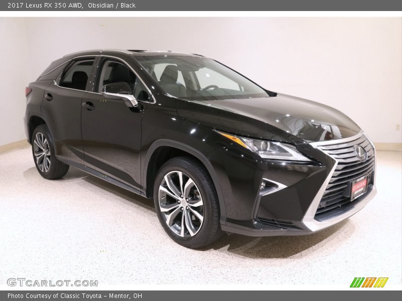 Obsidian / Black 2017 Lexus RX 350 AWD