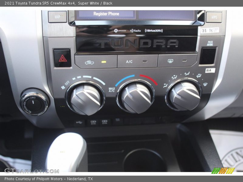 Super White / Black 2021 Toyota Tundra SR5 CrewMax 4x4