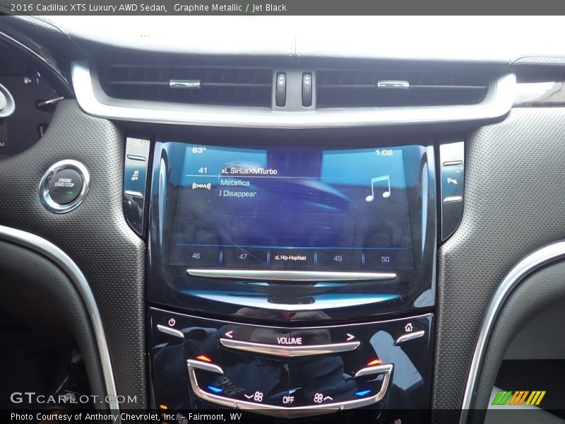 Graphite Metallic / Jet Black 2016 Cadillac XTS Luxury AWD Sedan