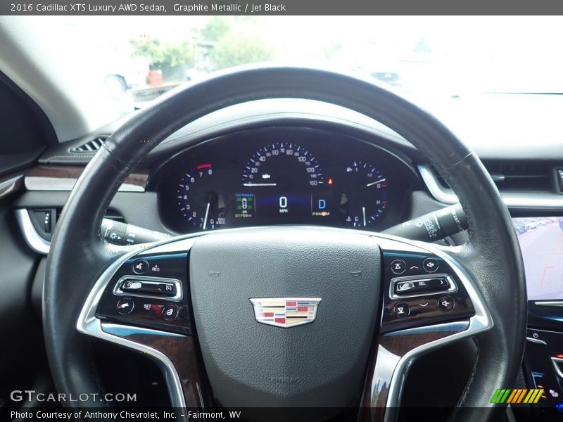 Graphite Metallic / Jet Black 2016 Cadillac XTS Luxury AWD Sedan