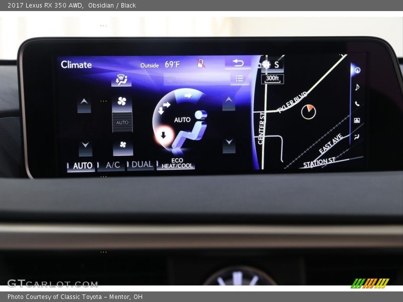 Obsidian / Black 2017 Lexus RX 350 AWD