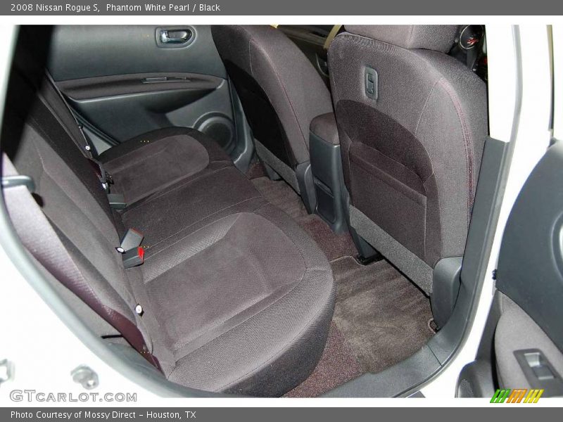 Phantom White Pearl / Black 2008 Nissan Rogue S